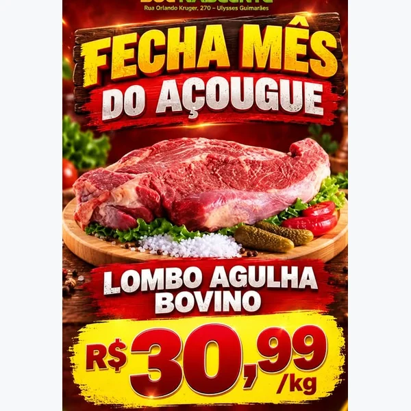 Lombo Agulha Bovino