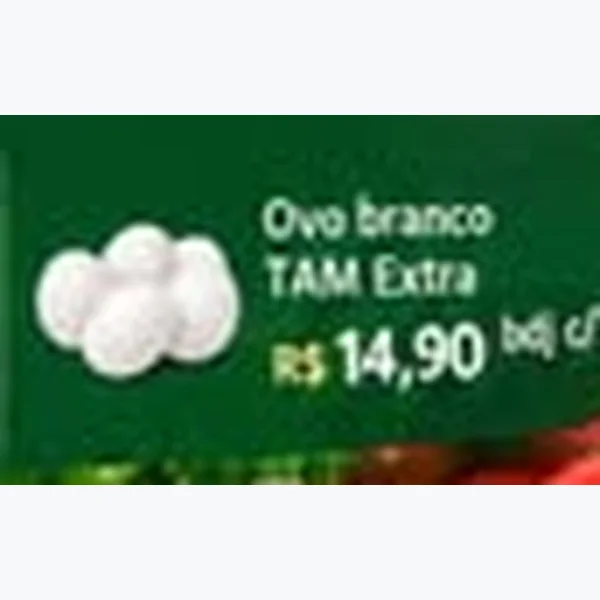 Ovos Brancos Tam Extra 30 un