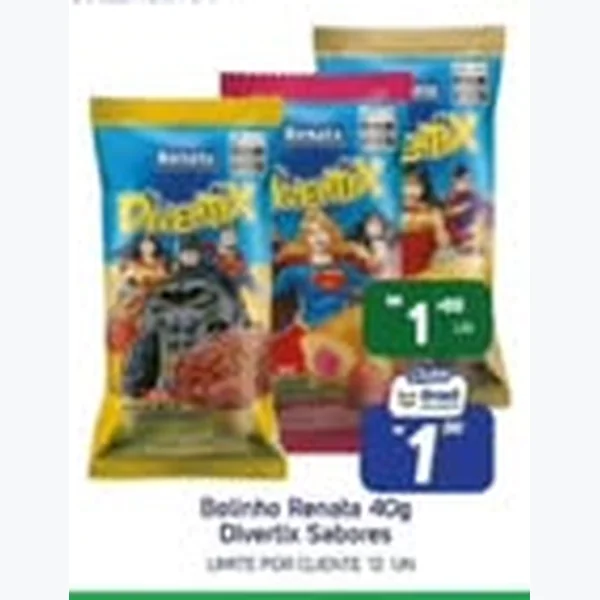 Bolinho Divertix Renata 40 g