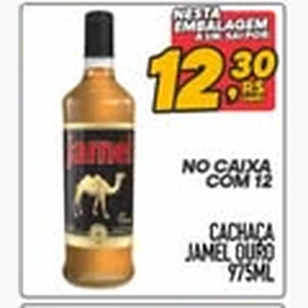 Cachaça Jamel Ouro 975 ml