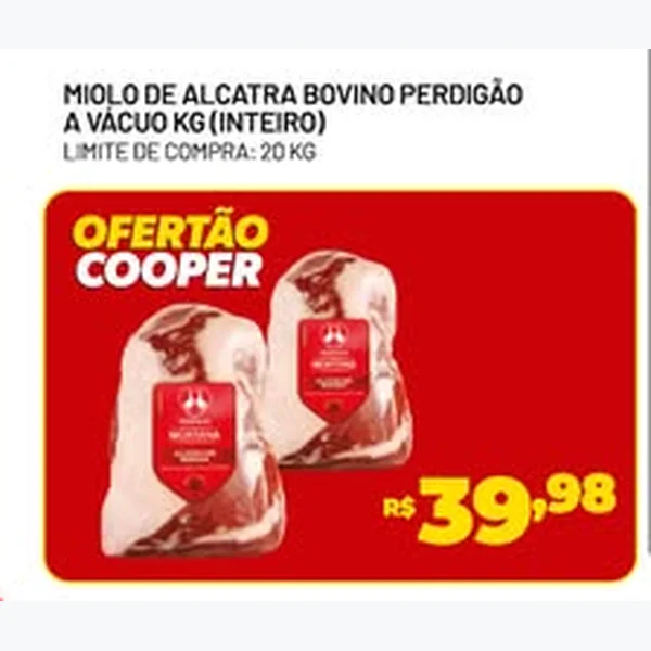 Miolo de Alcatra Bovino a Vácuo Perdigão