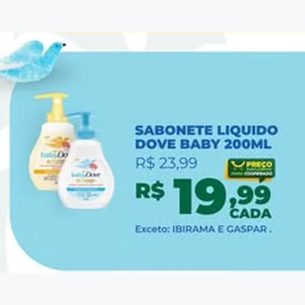 Sabonete Líquido Dove Baby 200 ml