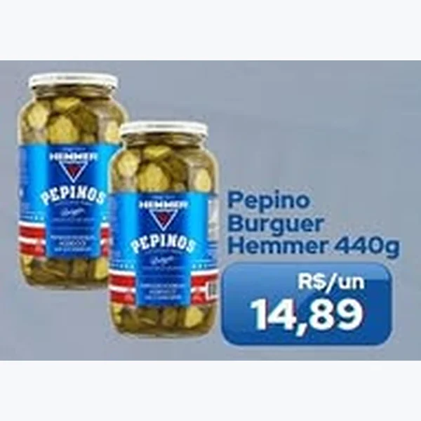 Pepino Burguer Hemmer 440 g