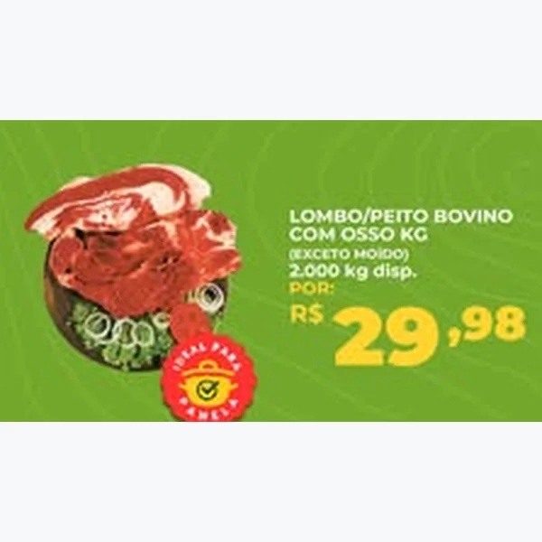 Peito Bovino com Osso