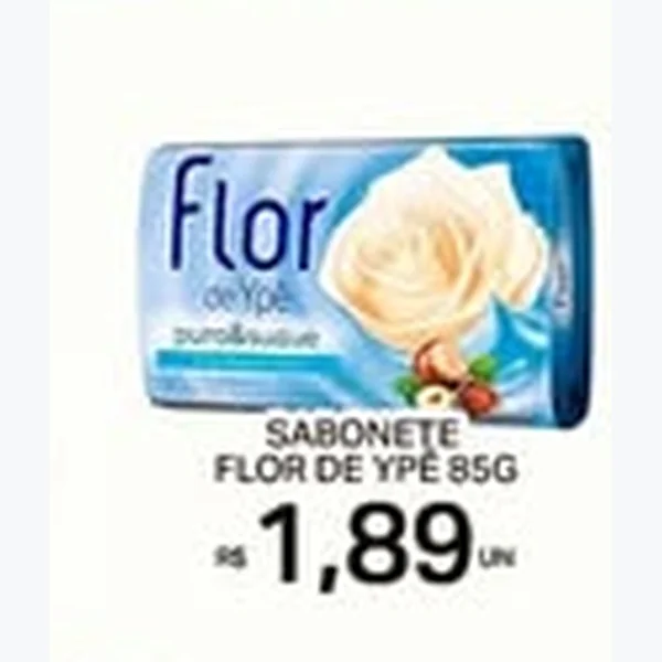 Recorte do encarte de Sabonete Flor de Ypê 85 g