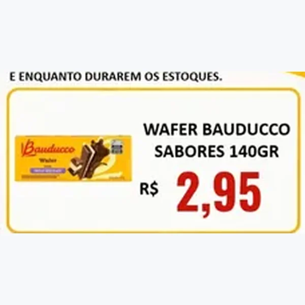 Wafer Bauducco 140 g
