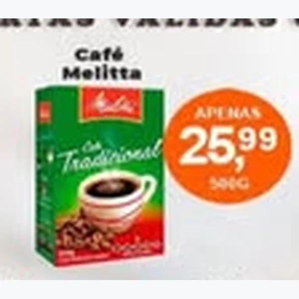 Recorte do encarte de Café Melitta