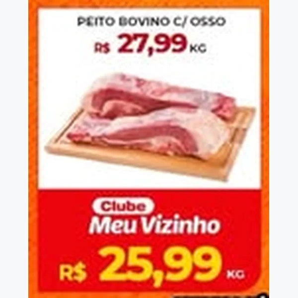 Peito Bovino C/ Osso