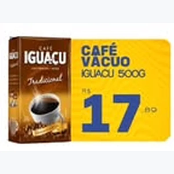 Recorte do encarte de Café a Vácuo Iguaçu 500 g