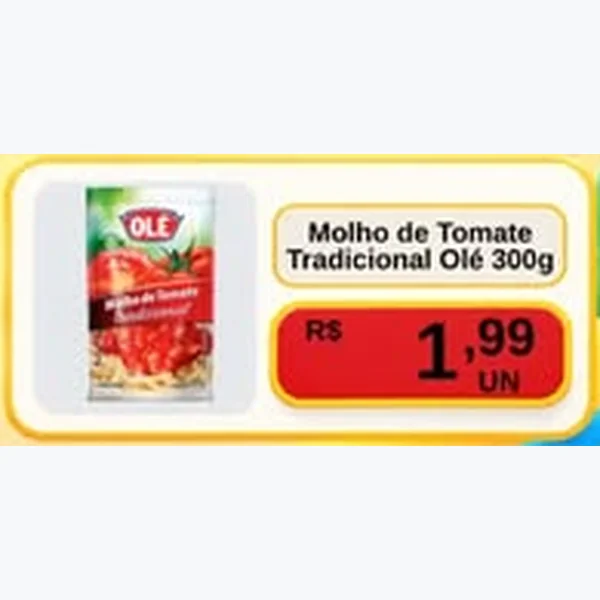 Molho de Tomate Tradicional Olé 300 g