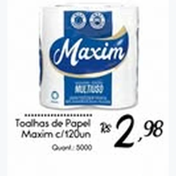 Toalhas de Papel Maxim 120 un