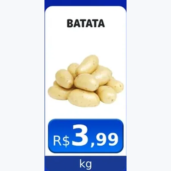 Recorte do encarte de Batata