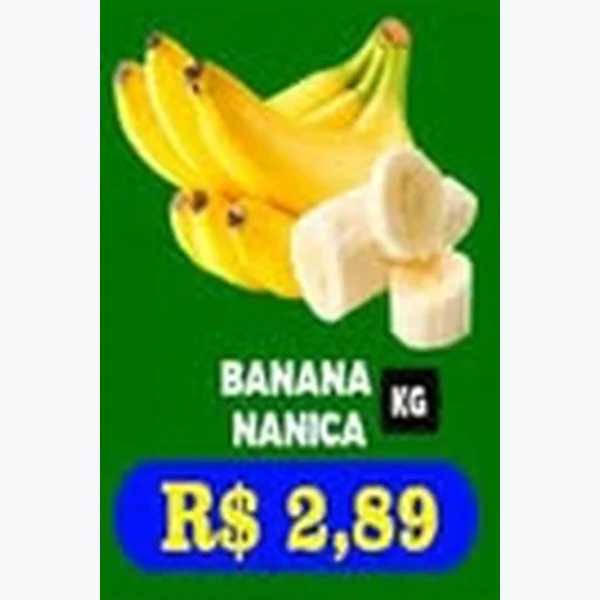 Recorte do encarte de Banana Nanica