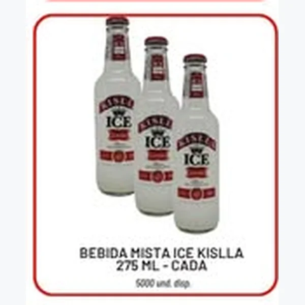 Recorte do encarte de Bebida Mista Ice Kislla 275 ml
