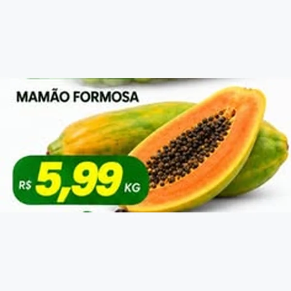 Recorte do encarte de Mamão Formosa