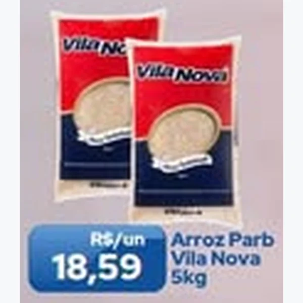 Arroz Parboilizado Vila Nova 5 kg