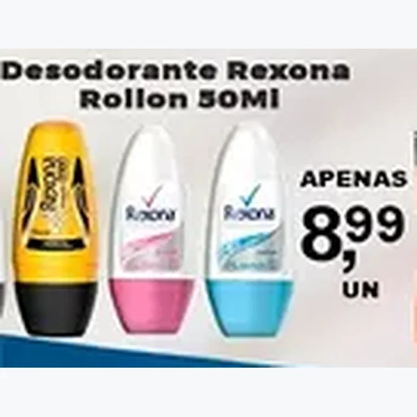 Recorte do encarte de Desodorante Rollon Rexona 50 ml