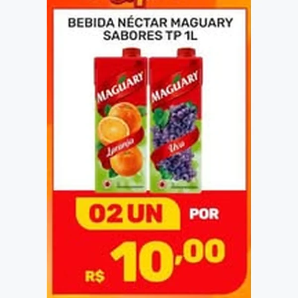 Recorte do encarte de Bebida Néctar Maguary 1 L