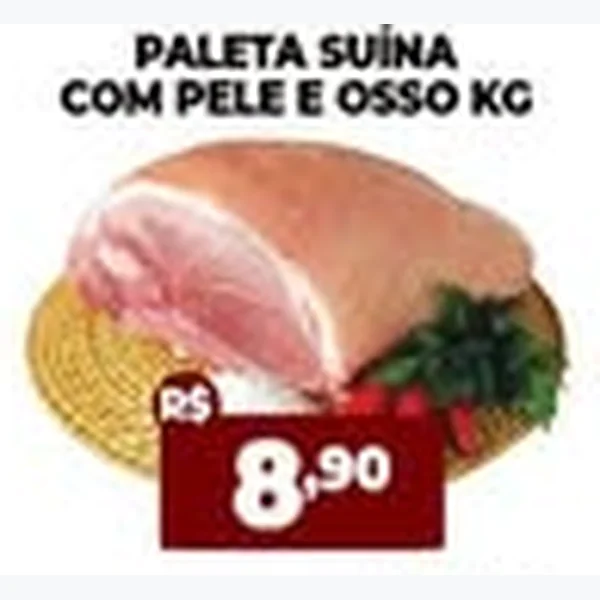 Paleta Suína com Pele e Osso