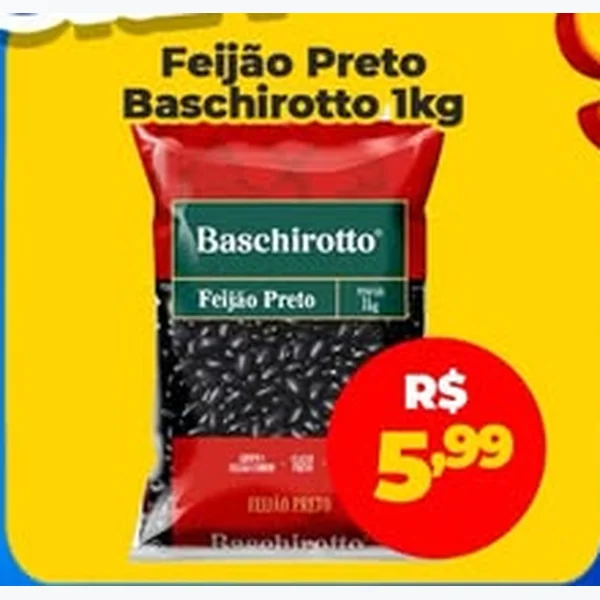 Feijão Preto Baschirotto 1 kg