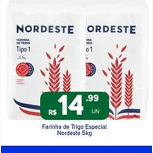 Farinha de Trigo Especial Nordeste 5 kg