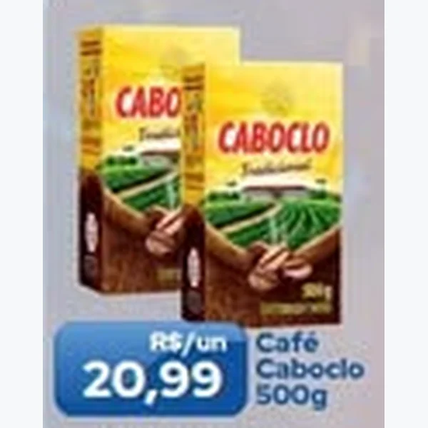 Recorte do encarte de Café Tradicional Caboclo 500 g