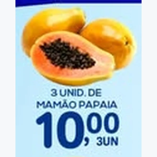 Recorte do encarte de Mamão Papaia