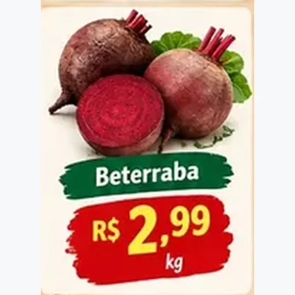 Recorte do encarte de Beterraba