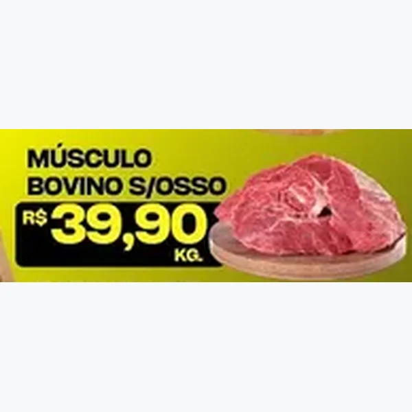 Músculo Bovino sem Osso
