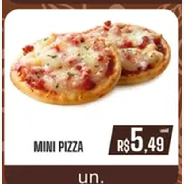 Recorte do encarte de Mini Pizza