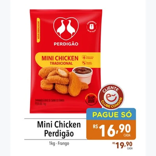 Mini Chicken Tradicional Perdigão 1 kg