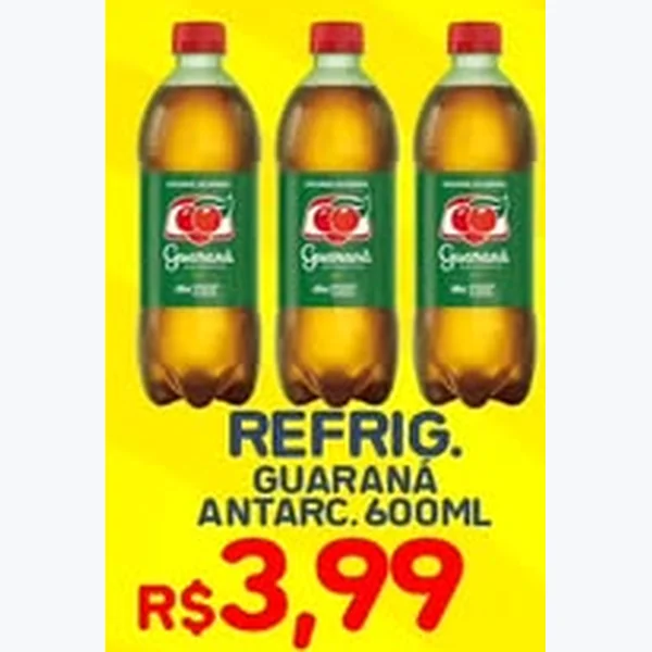 Recorte do encarte de Refrigerante Guaraná Antarctica 600 ml