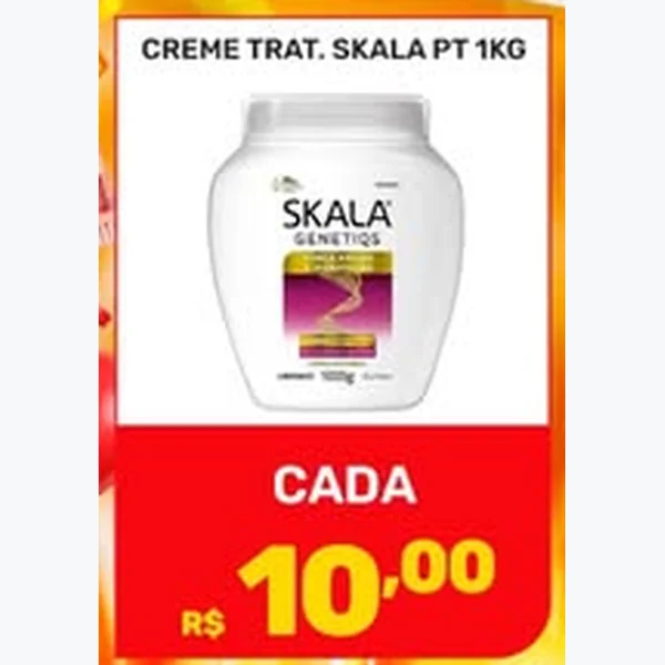 Recorte do encarte de Creme de Tratamento Skala 1 kg