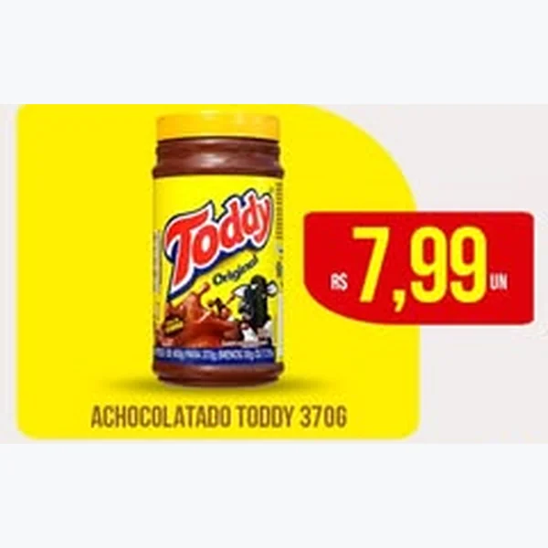 Recorte do encarte de Achocolatado Toddy 370 g