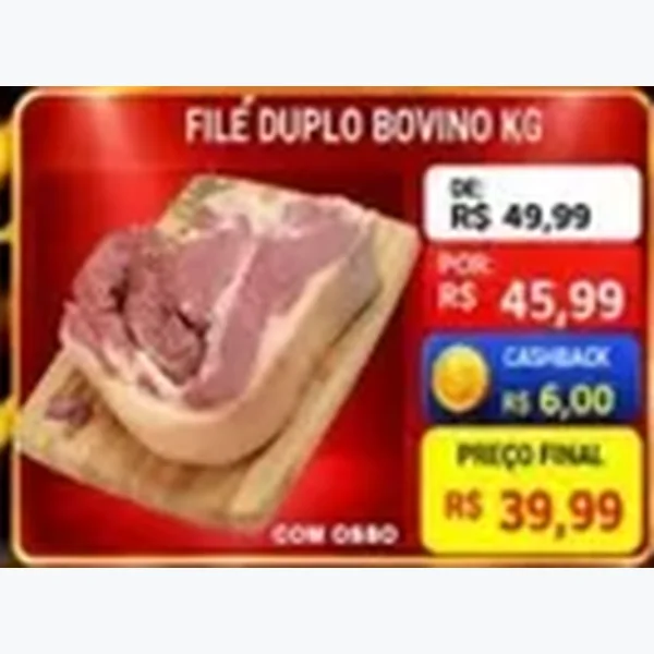Filé Duplo Bovino