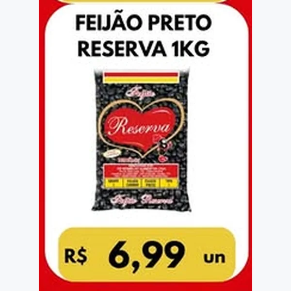 Feijão Preto Reserva 1 kg