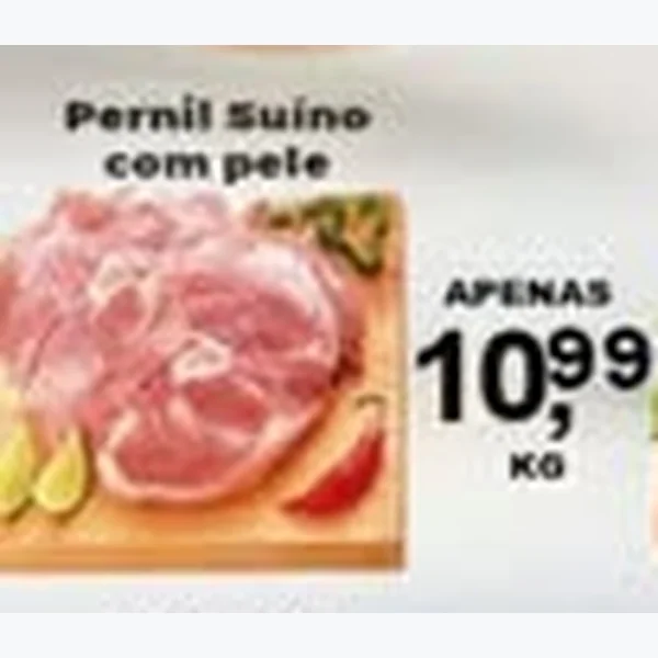 Pernil Suíno com Pele