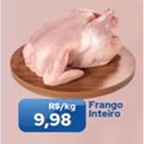 Recorte do encarte de Frango Inteiro