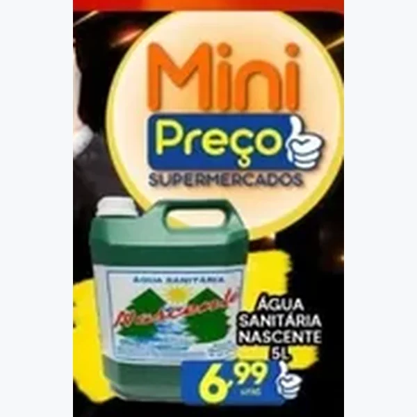 Água Sanitária Nascente 5 L