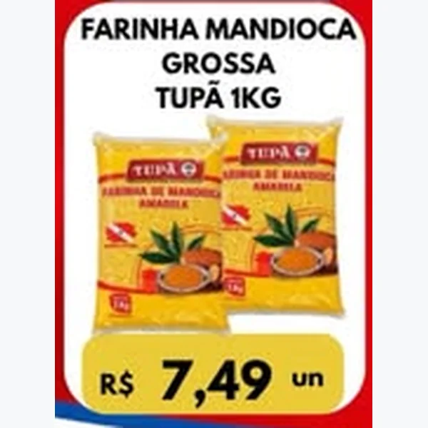 Farinha de Mandioca Grossa Tupã 1 kg