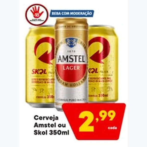 Cerveja Skol 350 ml