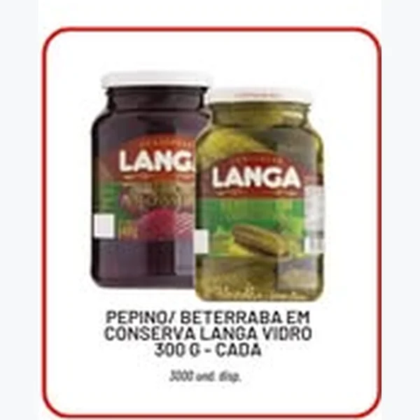Recorte do encarte de Beterraba em Conserva Langa 300 g