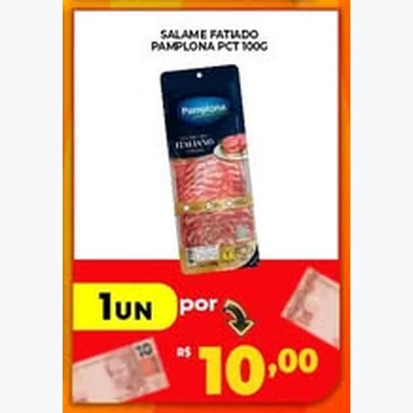 Salame Fatiado Pamplona 100 g