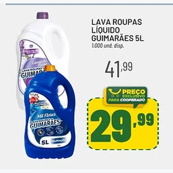 Lava Roupas Líquido Guimarães 5 L