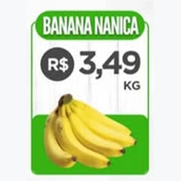 Recorte do encarte de Banana Nanica