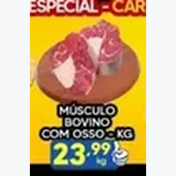Músculo Bovino com Osso