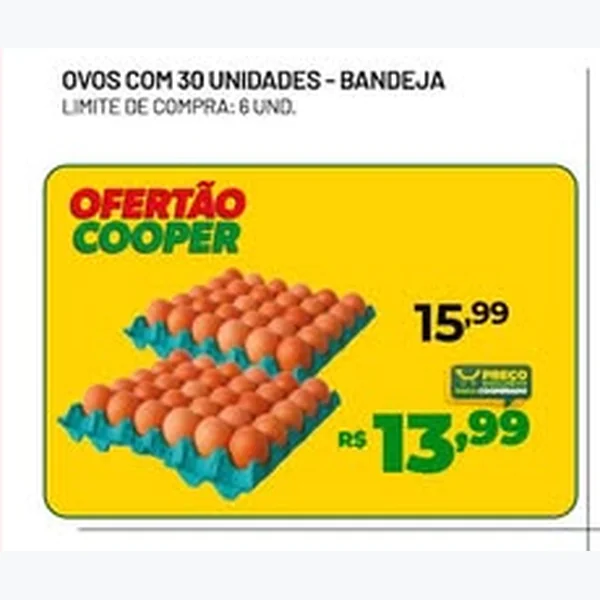 Ovos de Galinha 30 un