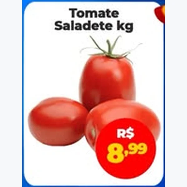 Recorte do encarte de Tomate Saladete