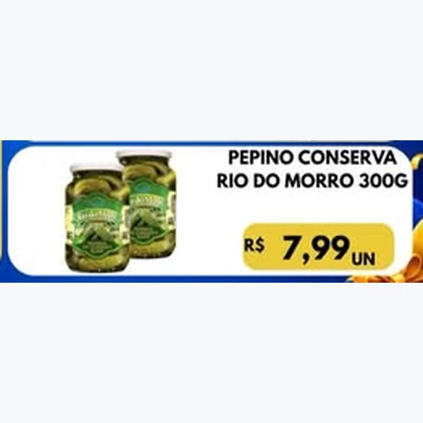 Recorte do encarte de Pepino Conserva Rio do Morro 300 g