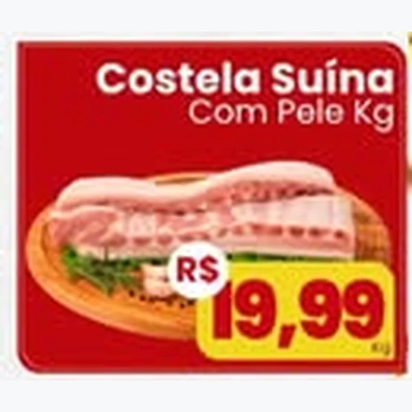 Costela Suína com Pele